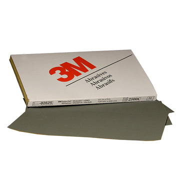 3M Imperial Wetordry 5-1/2" x 9" 2500C Grit Sheet